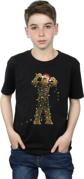 Image du produit Star Wars - T-shirt CHEWBACCA CHRISTMAS LIGHTS - Garçon (152, 158)