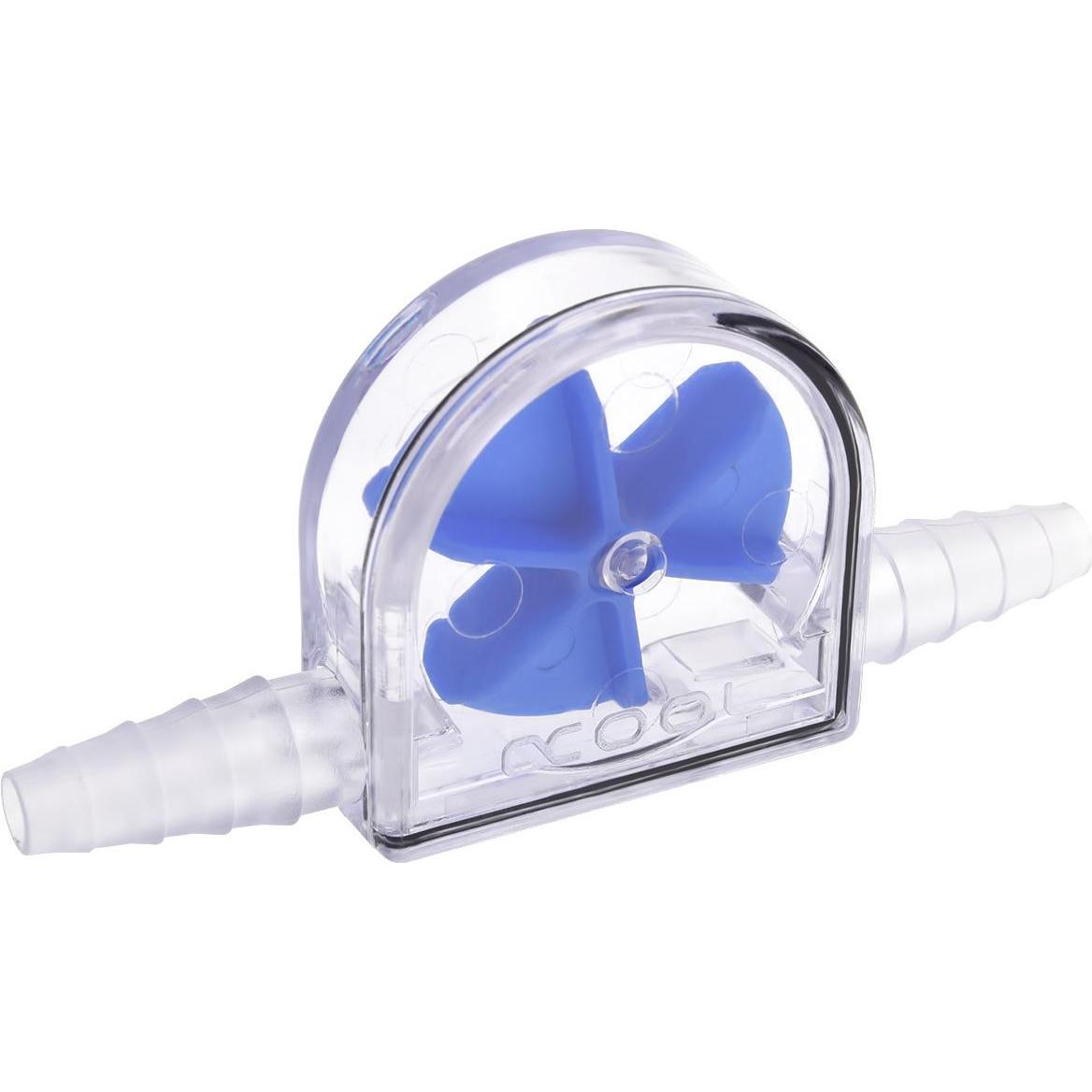 Alphacool Eisfluegel Durchflussanzeiger Blau 6-11mm - Acryl, Wasserkühlung Überwachung, Blau