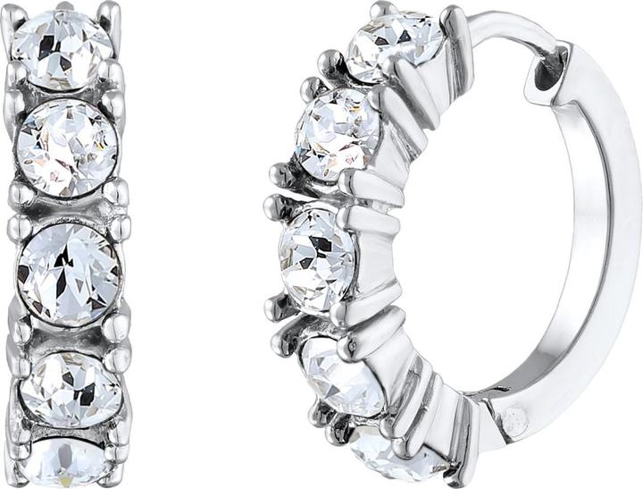 Immagine prodotto Elli Orecchini Creoli Cristalli Eleganti Argento 925 (Argento 925)