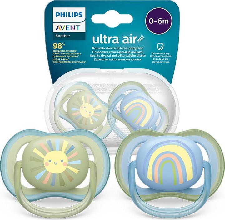 Actual product image Philips Avent Avent Ultra air 2pcs 0- 6 m Junge (2x, 0 - 6 Months)