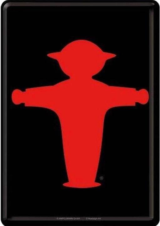 Image du produit Nostalgic-Art Merchandising Postkarte Ampelmann Rot/Schwarz (1 pcs)