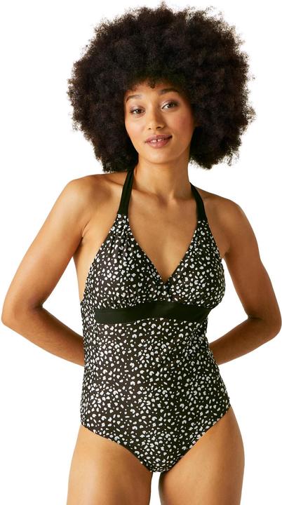 Actual product image Regatta Womens/Ladies Flavia II Polka Dot One Piece Swimsuit (36)
