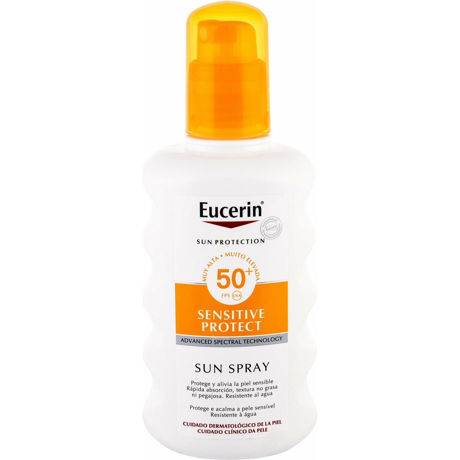 Eucerin, Sonnencreme, SENSITIVE PROTECT sun spray SPF50+ 200 ml (Sonnenspray, SPF 50+, 200 ml)