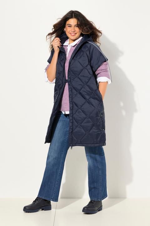 Produktbild Ulla Popken HYPRAR Steppweste, Tunnelzug, 2-Wege-Zipper, recycelt (56)