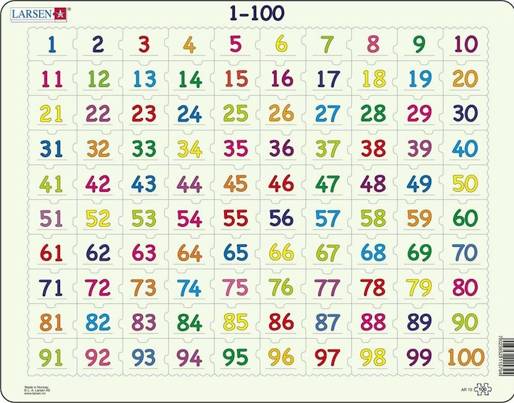 Immagine prodotto Larsen 1-100 indovinelli (100 pezzi)