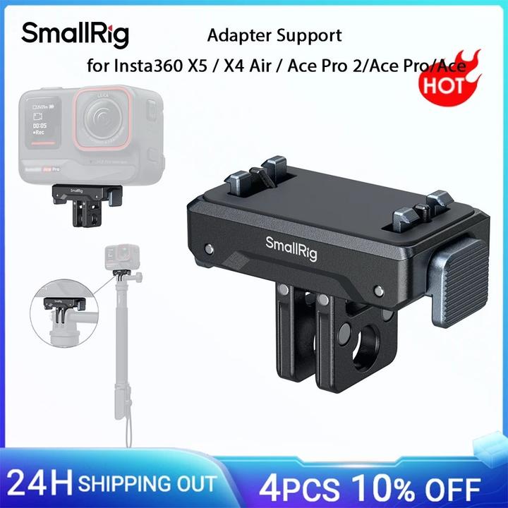 Actual product image SmallRig 5814 Quick Release Mount Adapter for Insta360 X5 / X4 Air / Ace Pro 2 / Ace Pro / Ace