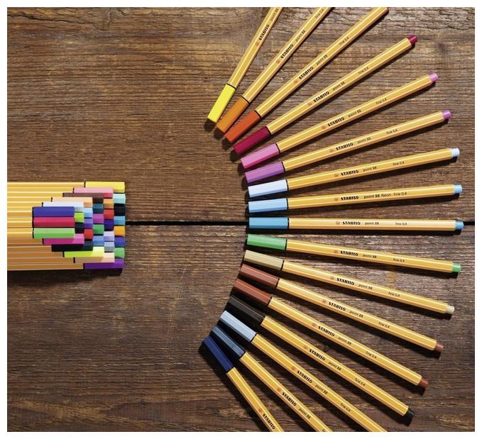 Produktbild STABILO Fasermaler Pen (Mehrfarbig, 24 x)