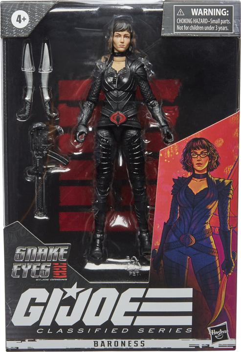 Image du produit Hasbro G.I. Joe Classified Series Snake Eyes : G.I. Joe Origins Baroness Figurine, Jouet Premium, sp