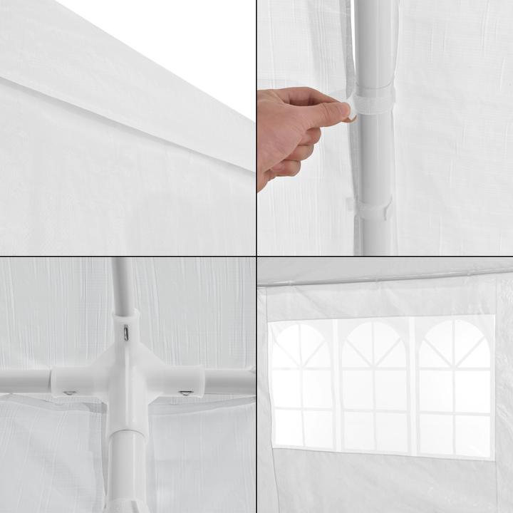 Produktbild Casa.Pro Pavillon Wedau 400x300x255 cm Weiss (300 cm, 400 cm)