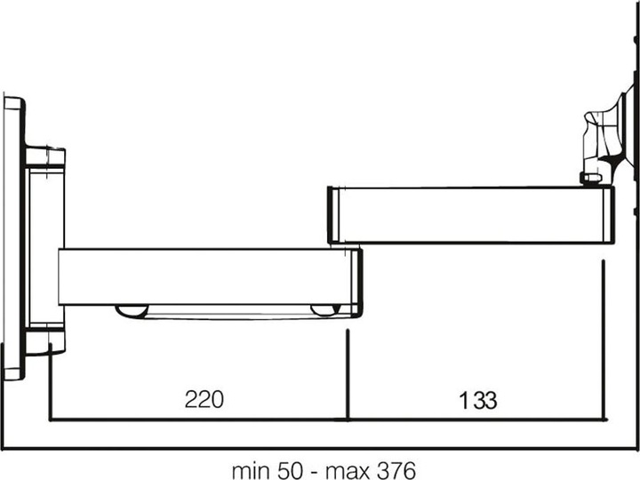 Produktbild Roline LCD/TV-Wandhalterung (Wand, 40", 25 kg)