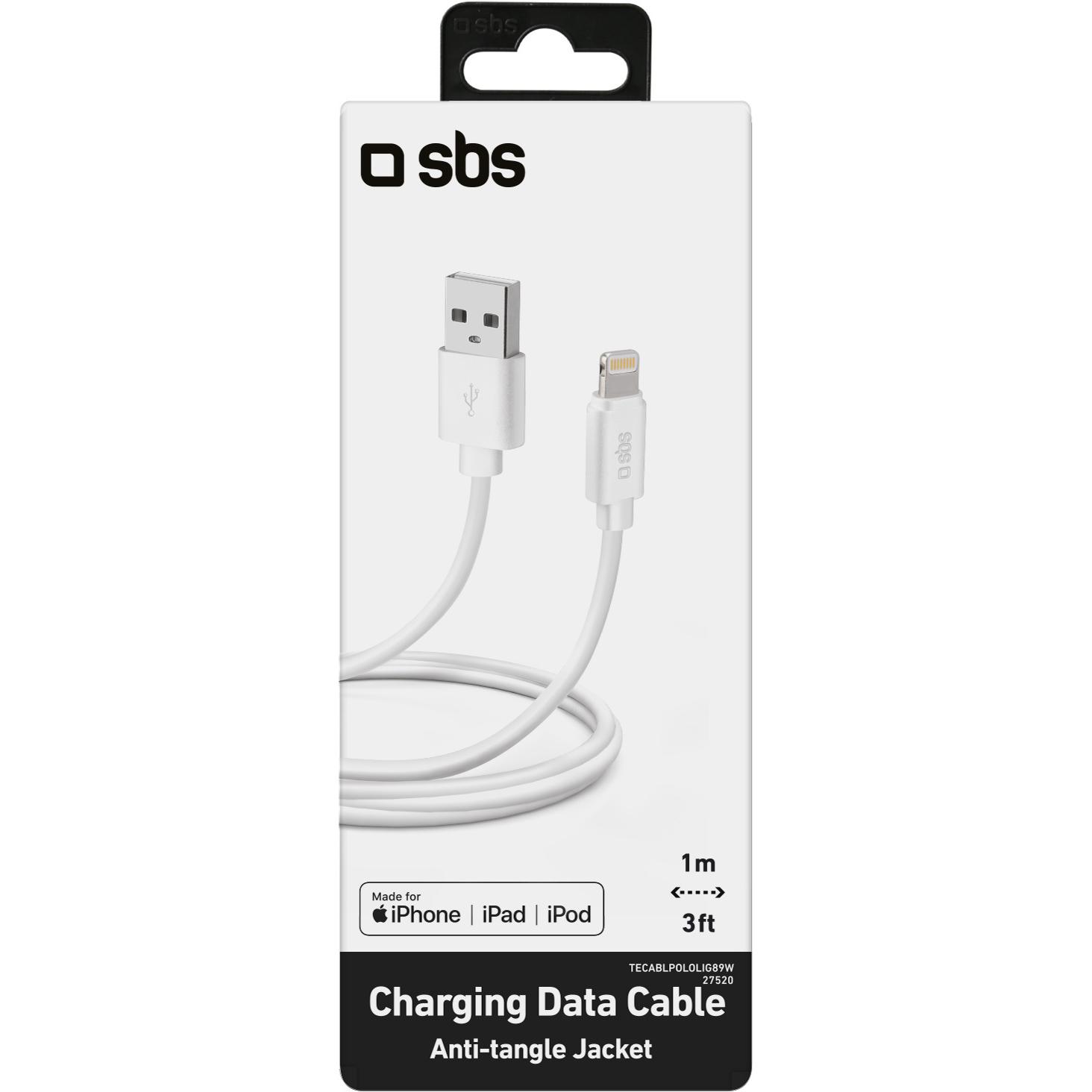 Thumbnail - SBS USB-Kabel Lightning (1 m, USB 2.0), USB Kabel