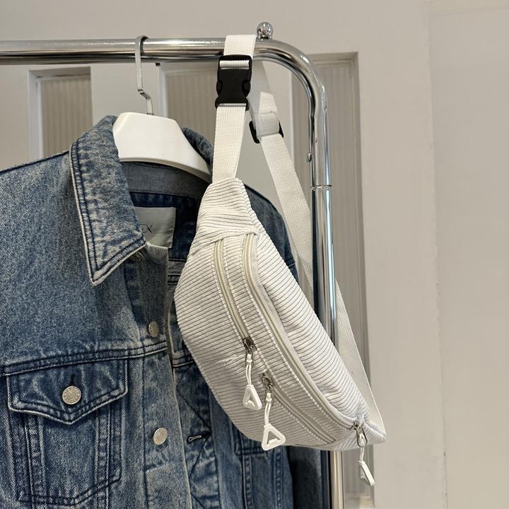 Produktbild Only-Bags.Store Schicke Cord-Crossbody-Slingtasche - vielseitig und bequem, perfekt zum Einkaufen, Spazierengehen