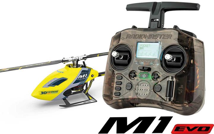 Produktbild OMPHobby OMP Heli M1 EVO gelb mit Sender # OSHM0035