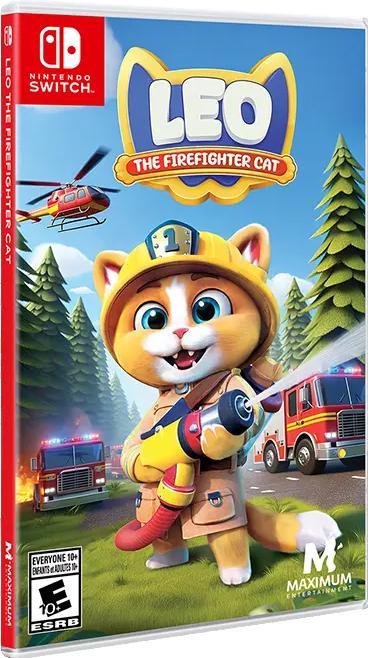 Actual product image Maximum Games Leo the Firefighter Cat /Switch (Switch, Switch Lite, Switch OLED, EN)
