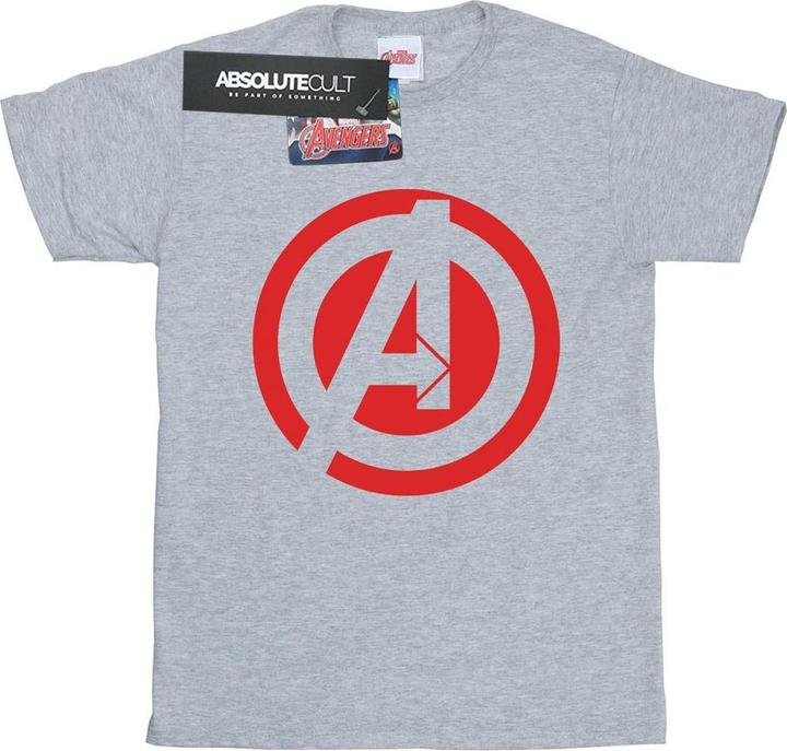 Actual product image Marvel Mens Solid Logo Cotton T-Shirt (M)