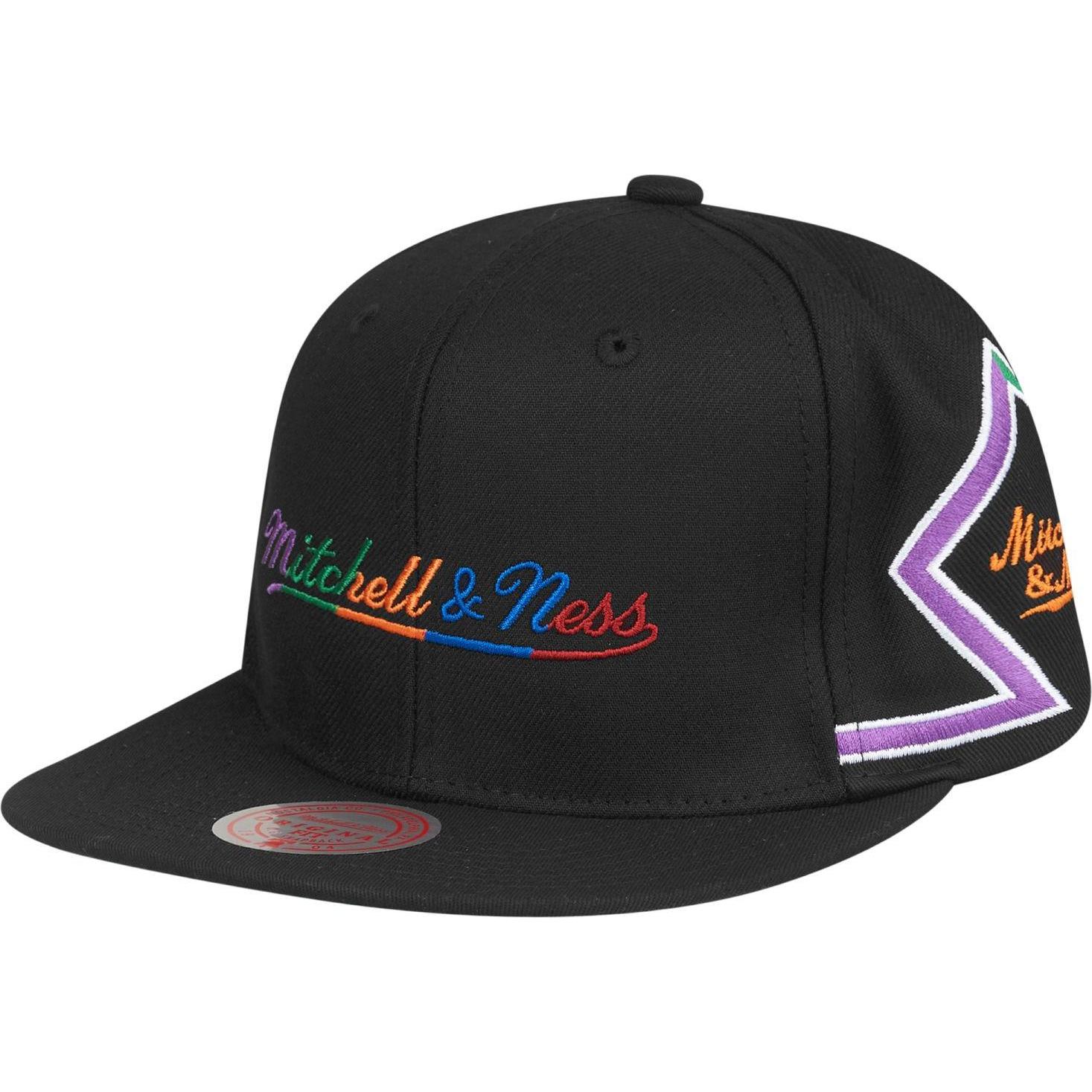 Mitchell & Ness, Herren, Cap, Diamond Script, Schwarz, (One Size)