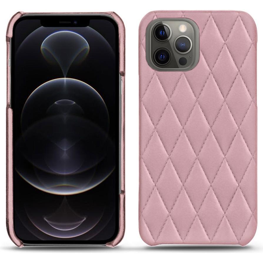 Noreve Lederschutzhülle (Apple iPhone 12 Pro Max), Smartphone Hülle, Rosa