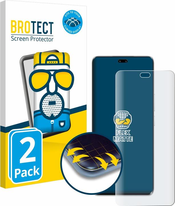 Produktbild BROTECT Full-Screen Displayschutz Matt (2 Stück, Landvo XM200 Pro)