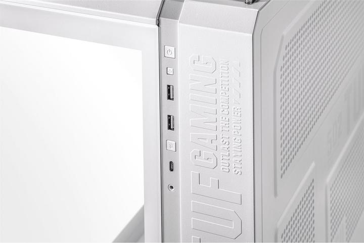 Actual product image ASUS Case TUF GT502 PLUS TG Gaming White (ATX, mATX, Mini-ITX)