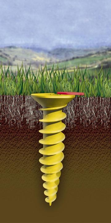 Produktbild Juwel Bodenschraubanker Duo für Rohre ø55, 50, 40, 32mm 22cm