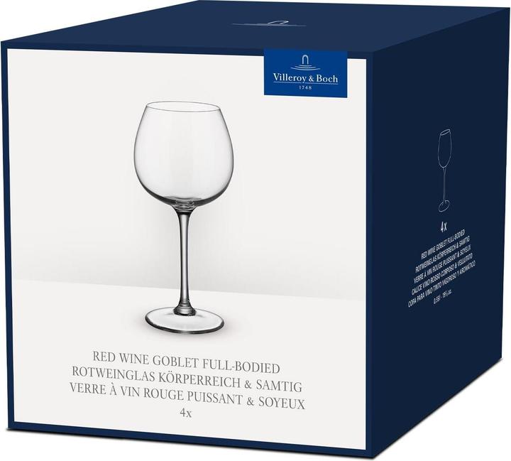 Productafbeelding Villeroy & Boch Purismo (20 cl, 4 Bril, Rode wijnglazen)
