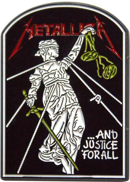 Produktbild Metallica Abzeichen And Justice For All Tombstone ZinkLegierung