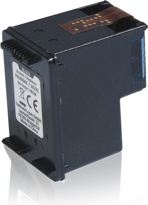Immagine prodotto Inkadoo Cartucce di stampa compatibili con HP F6U68AE / 302XL XL testina di stampa, nero nero (FC)