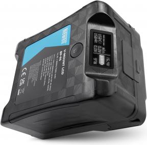 Produktbild Newell Air Artha XL LED-Lampe und BP-95 LCD-V-Mount-Akku-Set