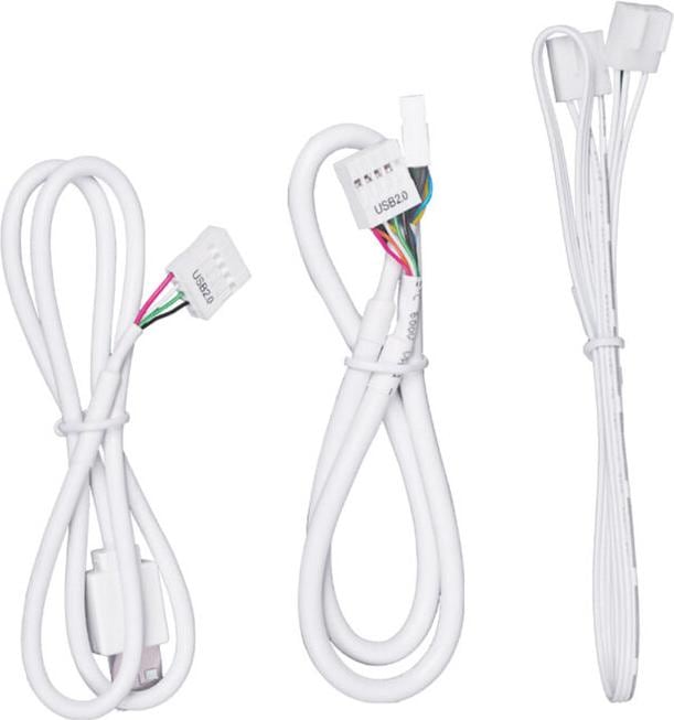 Productafbeelding Lian-Li EDGE HUB, 4x USB, 6x PWM - weiss