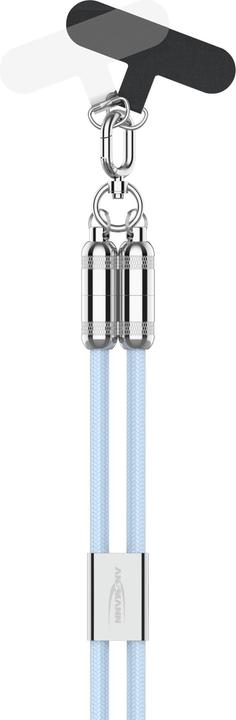Actual product image Ansmann Lanyard Kabel USB Typ-C zu USB Typ-C 120cm / blau (1.20 m, 60 W)