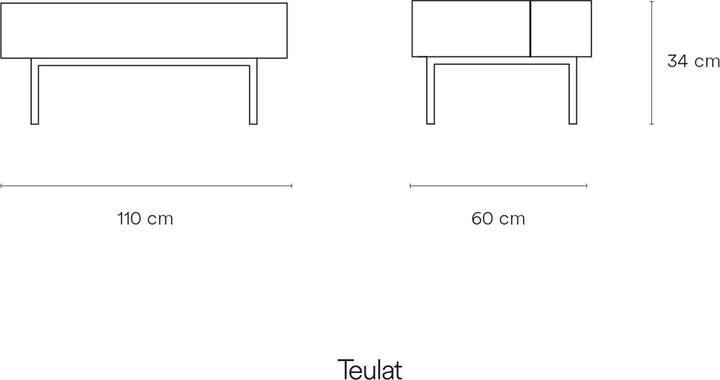 Produktbild Teulat Arista (110 x 60 x 34 cm)