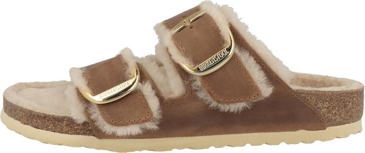 Birkenstock Arizona Big Buckle Lammfell geöltes Nubukleder normal - 62267 (37)