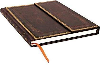 Actual product image Paperblanks Black Morocco Leather Flexi - Notebook (Special, Plain, Hardcover)