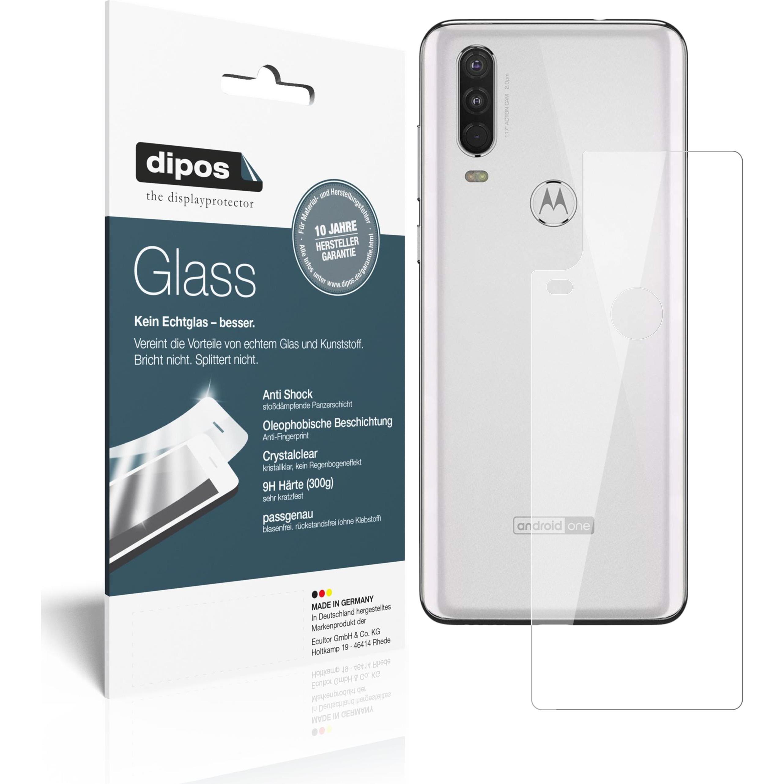 Dipos Displayschutz Anti-Shock (1 Stück, Motorola One Action), Smartphone Schutzfolie, Transparent