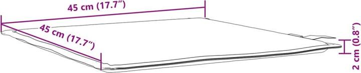 Image du produit vidaXL Ensemble salon de jardin 10 pièces avec coussins (45 x 45 x 2 cm)