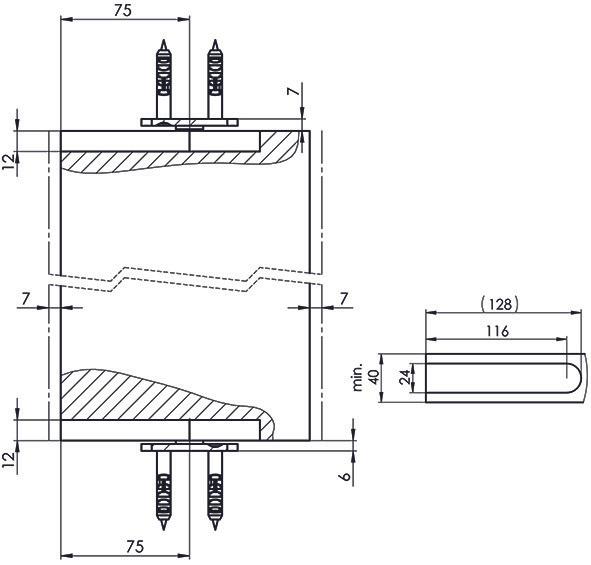 Produktbild Astec Drehtürbeschlag b.520