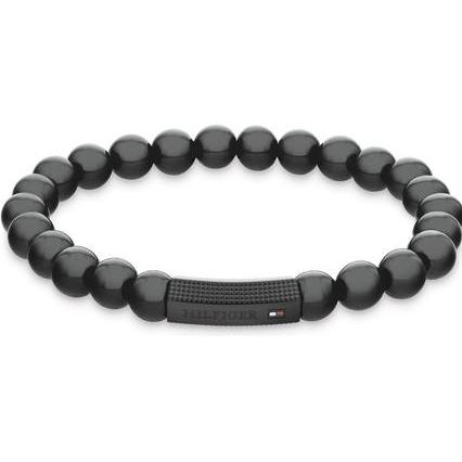 Tommy Hilfiger, Armschmuck, Timeless beaded bracelet with onyx 2790581