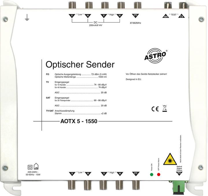 Astro Strobel Optical Transmitter AOTX 5 1550