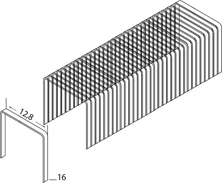 Image du produit Bostitch Agrafes 5 000 pièces série 80 de base, longueur 16 mm (1801601Z) (5000 x)