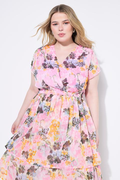 Produktbild Studio Untold Midikleid, A-Line, Chiffon, Volants, Unterkleid (54)