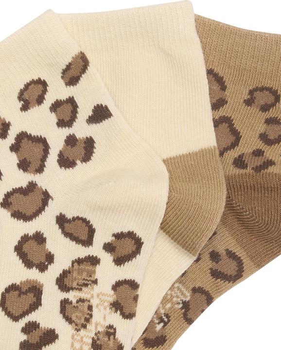Produktbild Vertbaudet 3er-Pack Mädchen Socken mit Leopardenmuster (3er Pack, 23 - 26)