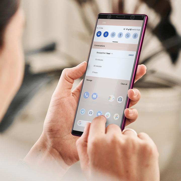 Actual product image Avizar bulletproof glass, glass protective film, protective glass (1 pcs., Sony Xperia 5)