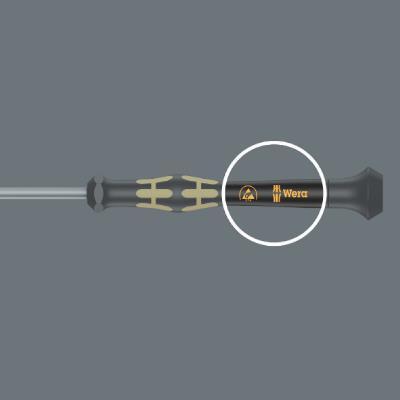 Actual product image Wera 1578 A ESD Micro 0,25 x 1,2 x 40 mm (Slotted screws)