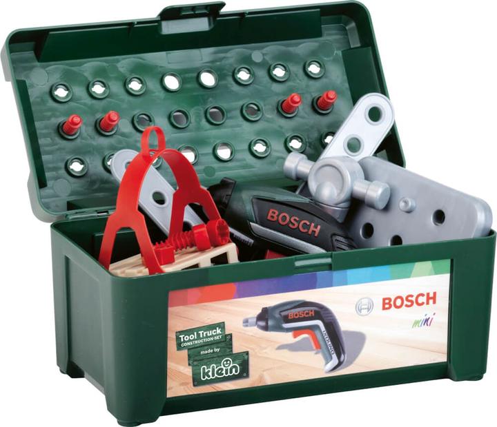 Actual product image Theo Klein Bosch screwdriver play set with Ixolino