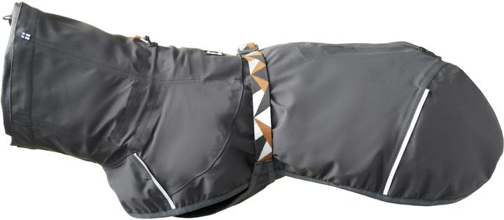 Actual product image Hurtta Mackintosh Mudventure Eco Dark grey, 35 cm (Dog raincoat)