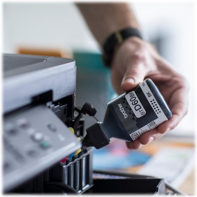 Actual product image Brother BTD60BK - Original - Pigment based ink - Black - - DCPT510W - DCPT710W - (FC)
