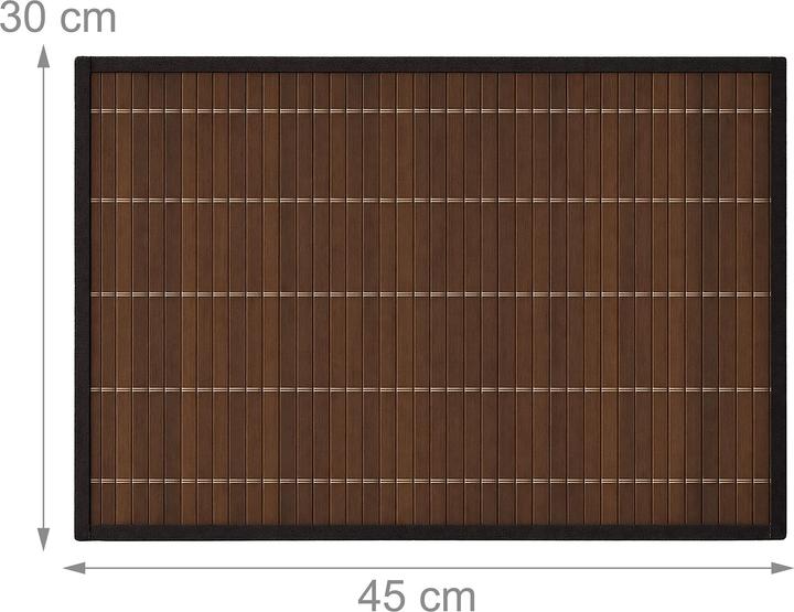 Actual product image Relaxdays Placemat 6pcs. (6 pcs., 45 x 30 x 0.3 cm)