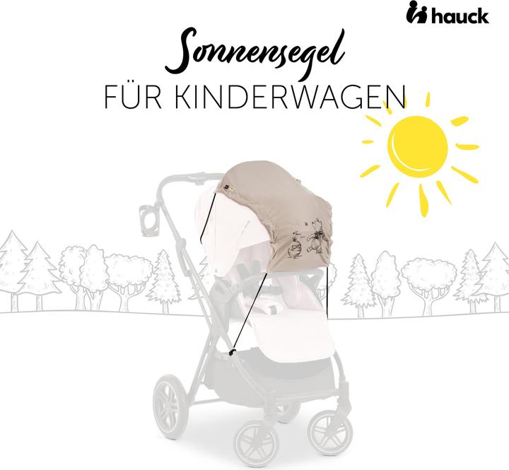 Produktbild Hauck Sunshade Winnie the Pooh Beige