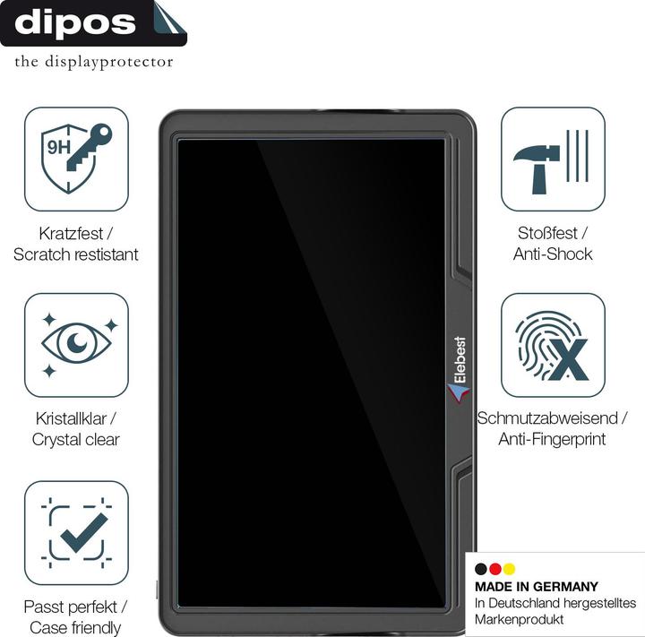 Actual product image Dipos Anti-Shock Screen Protector Clear