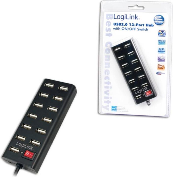 Produktbild LogiLink UA0126 (13 Ports)